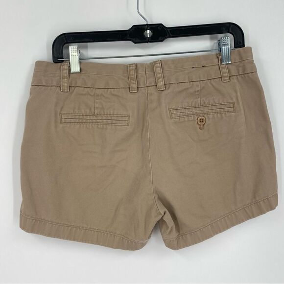 J. Crew Women’s Flat Front Tan Chino Shorts size 4 - Picture 4 of 4